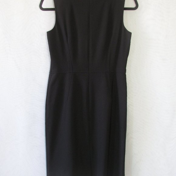 ANN TAYLOR 4P NWT Black Tailored Sheath/Virgin Wool - Picture 1 of 7